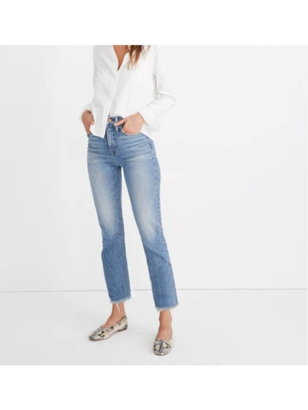 MADEWELL perfect vintage jeans in ainsworth wash size 25